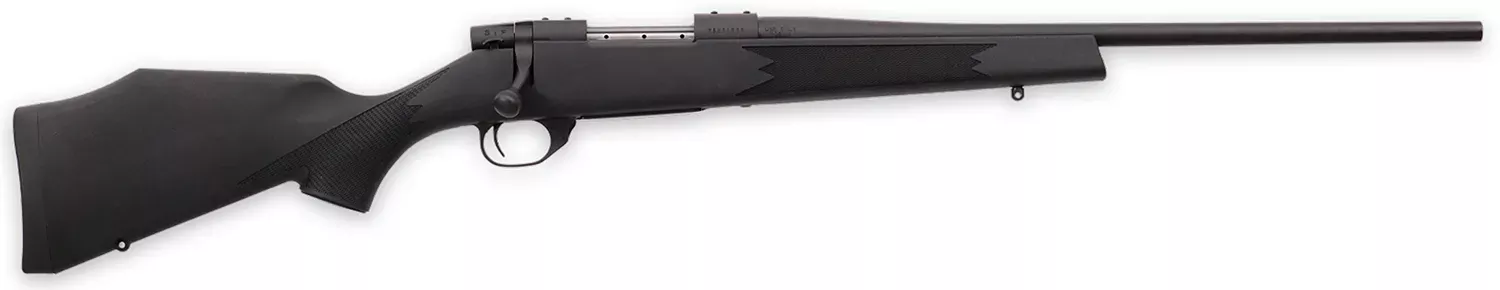 Weatherby Vanguard Synthetic Compact 308 Win Mag 5+1 20″ #1 Threaded Barrel Drilled/Tapped Receiver Synthetic Stock VYT308NR0T
