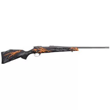 Weatherby VYH223RR2B Vanguard Compact Hunter 223 Rem 5+1 20", Tungsten Gray Barrel/Rec, Black w/Gray & Orange Sponge Accents Monte Carlo Stock, Accubrake Muzzle Brake