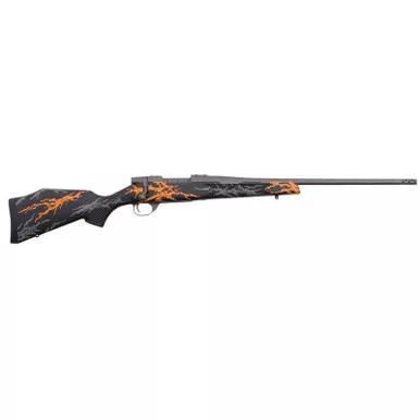 Weatherby VYH65CMR2B Vanguard Compact Hunter 6.5 Creedmoor 4+1 20", Tungsten Gray Barrel/Rec, Black w/Gray & Orange Sponge Accents Monte Carlo Stock, Accubrake Muzzle Brake