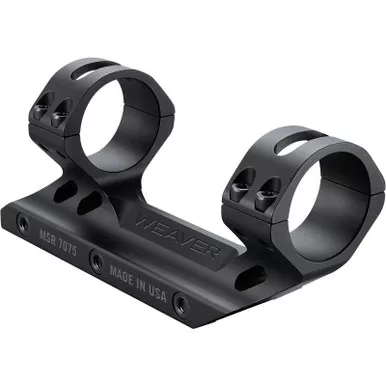 Weaver 99681 Fixed Premium MSR 34mm Optics Mount, Matte Black