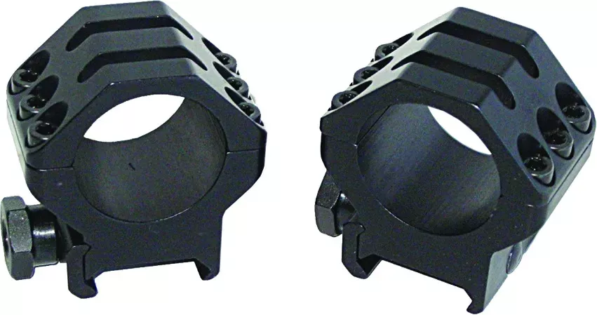 Weaver Mounts Six-Hole Skeleton Rings Matte Black 30mm Extra High