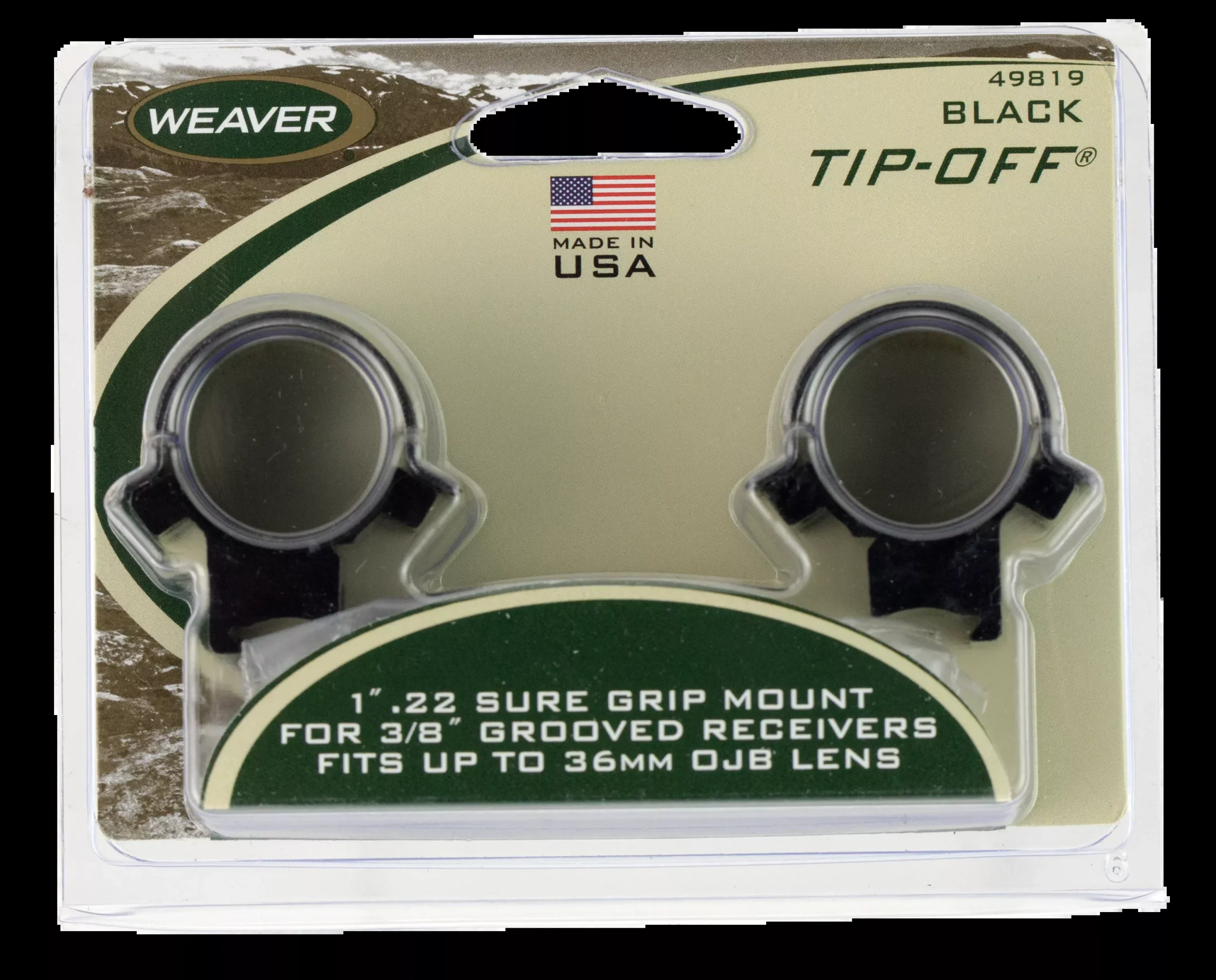 Weaver Sure Grip Tip Off 1″ Gloss