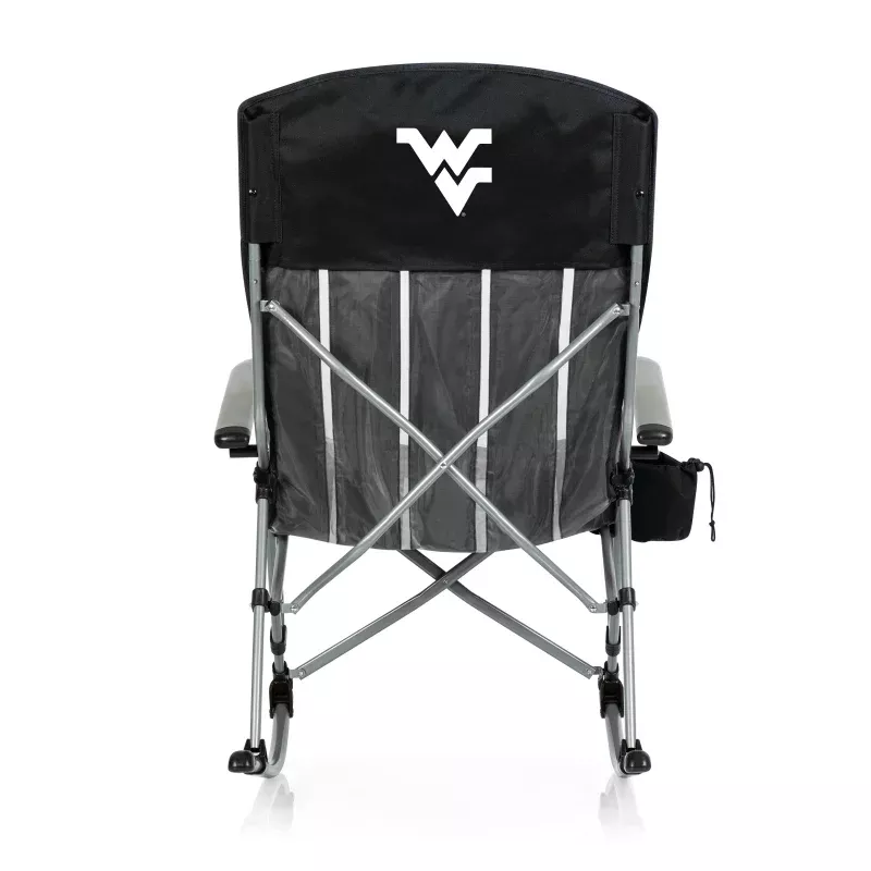 West Virginia Mountaineers – Outdoor Rocking Camp Chair