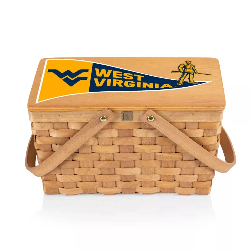 West Virginia Mountaineers – Poppy Personal Picnic Basket