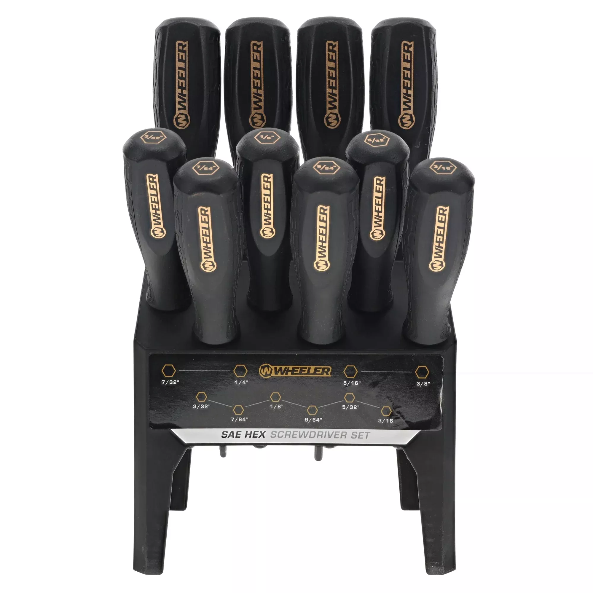 Wheeler Benchtop Screwdriver Set Sae Hex 10 Pc.