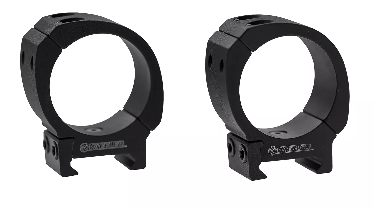 Wheeler Sporter Scope Rings Picatinny/Weaver High 1″ Black 1133749