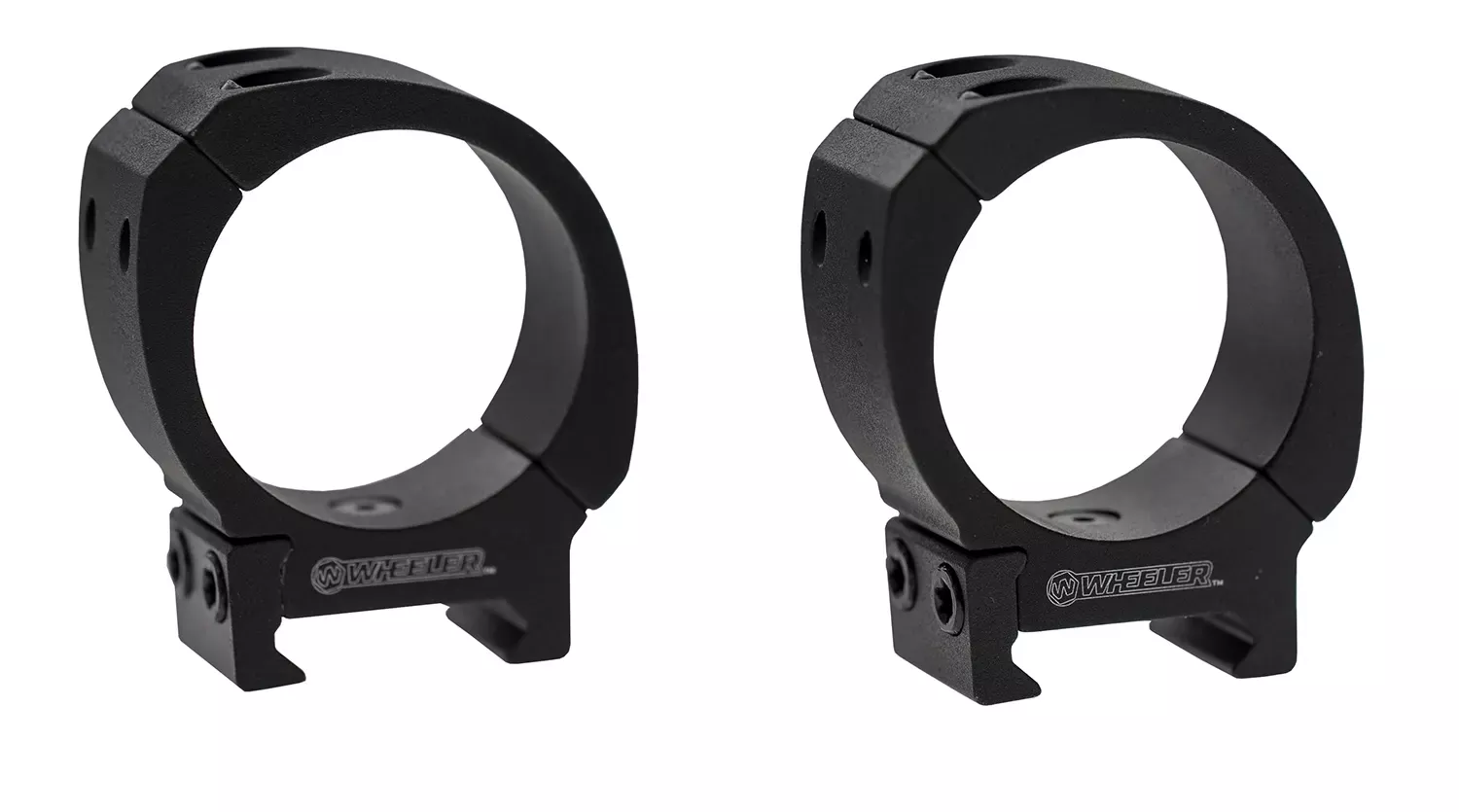 Wheeler Sporter Scope Rings Picatinny/Weaver Medium 30mm Black 1133751