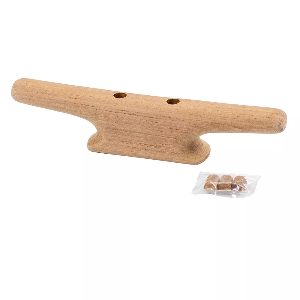 Whitecap 8″ Cleat – Teak
