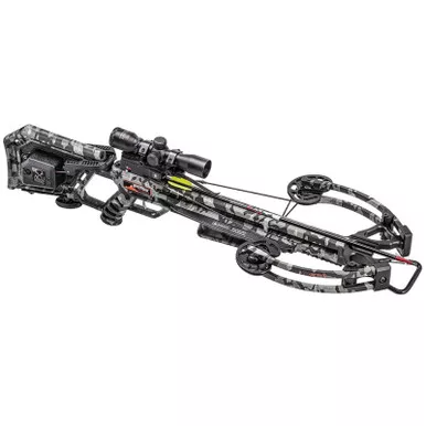 Wicked Ridge Refurbished M-370 Crossbow w/ACUdraw, Multi-Line Scope, & 3 Pro-Elite 400 Arrows