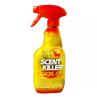 Wildlife Research 1252 Scent Killer Spray Gold, 12 Ounce, Yellow