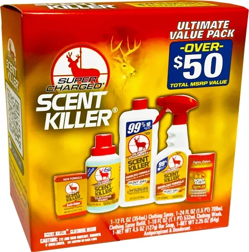Wildlife Research Super Charged Scent Killer Value Pack