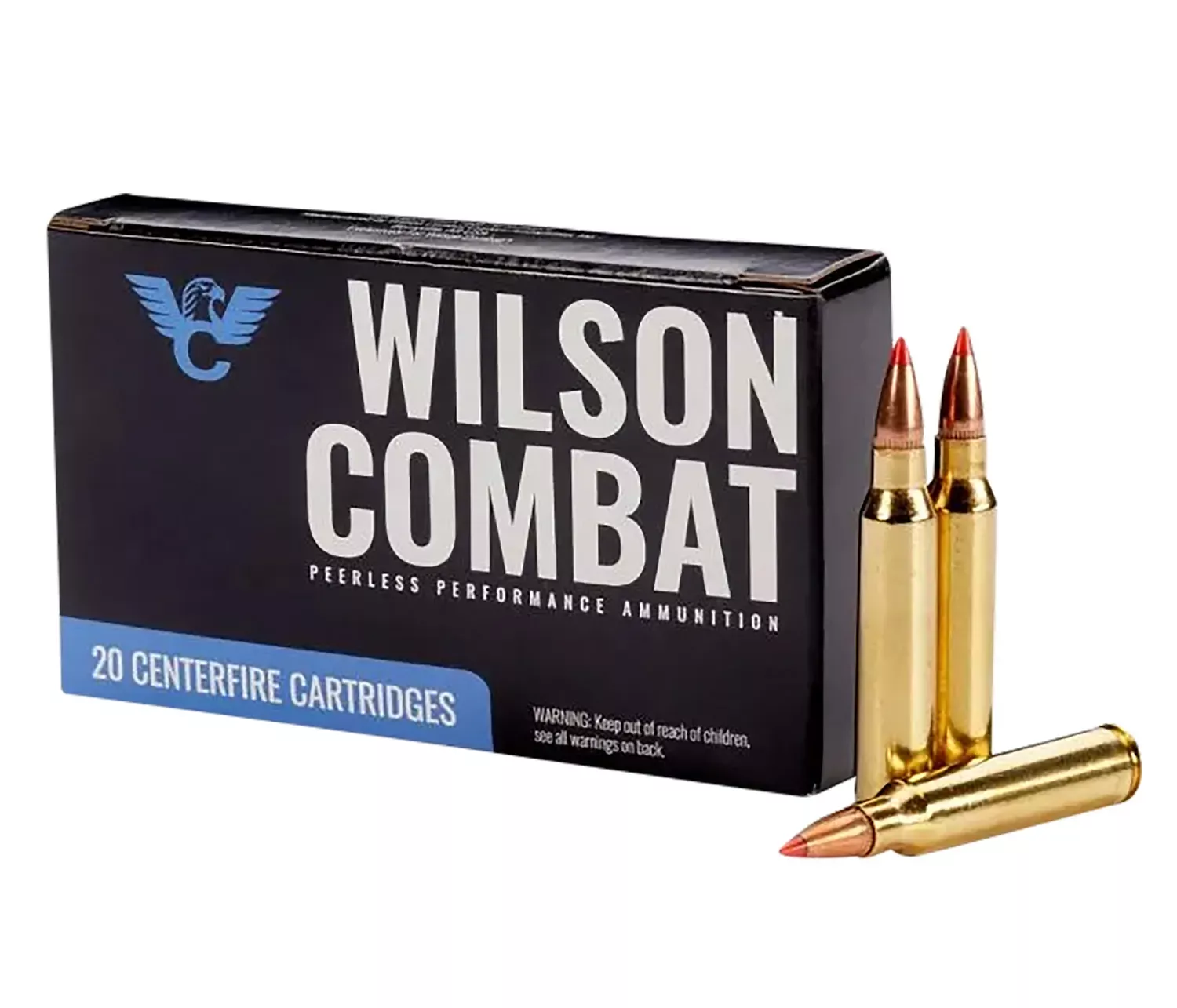 Wilson Combat 223 Rem Ammo 60 Grain Hornady V-Max 20 Rounds A22360VMAX
