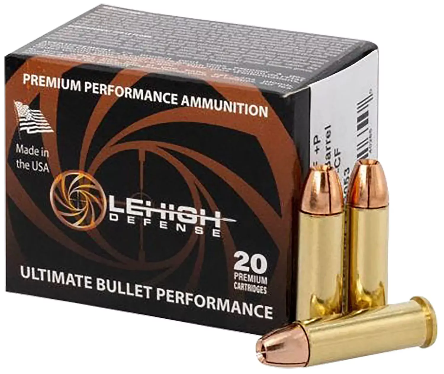Wilson Combat 38 Special+P Ammo 125 Grain Facturing Hollow Point 20 Rounds LA38SP125CF