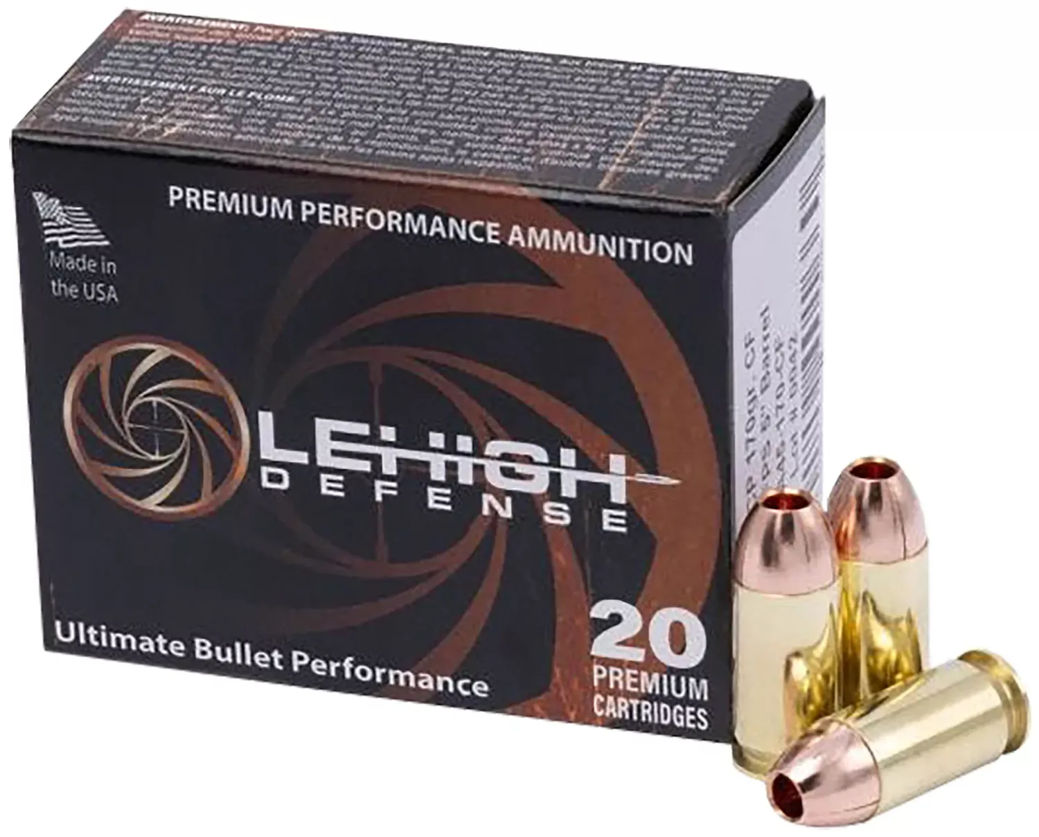 Wilson Combat 45 ACP Ammo 170 Grain Extreme Expansion Tip 20 Rounds LA45170CF