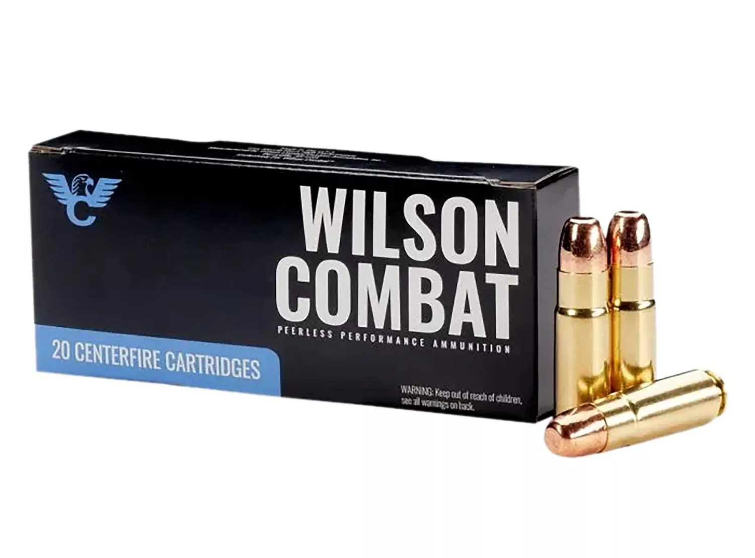 Wilson Combat 458SOCOM Ammo 300 Grain Round Nose Flat Point 20 Rounds A458300RNFP