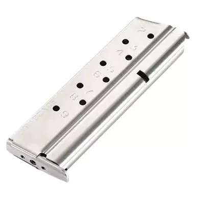 Wilson Combat 9209FS9 920 9rd 9mm Fits Wilson Combat 1911 Full Size Silver Stainless Steel