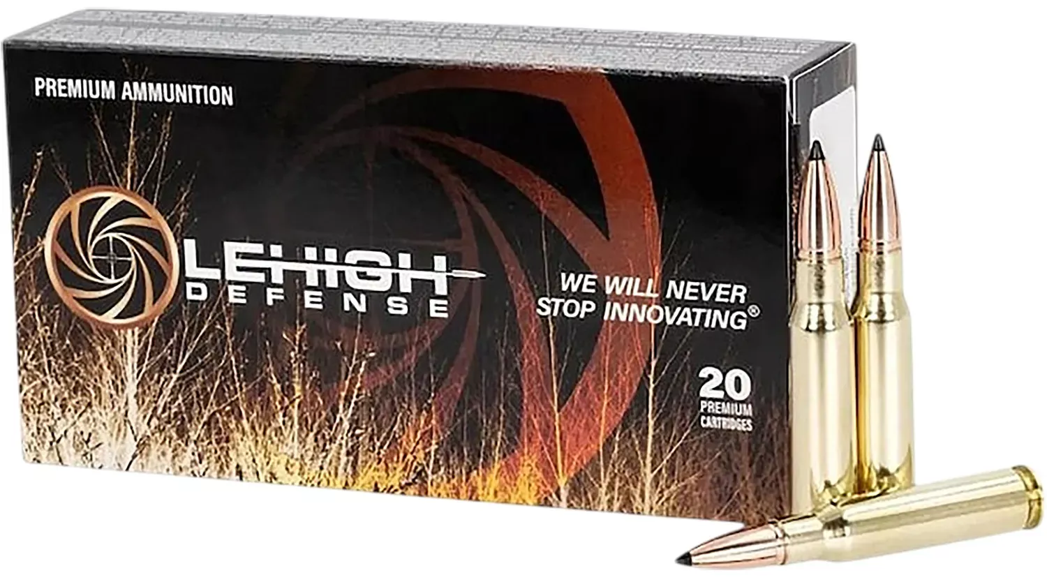Wilson Combat Lehigh Defense 308 Win Ammo 175 Grain 20 Rounds LA308175TXC