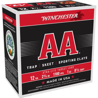 Winchester Ammo AAL1285 AA Xtra-Lite 12Gauge 2.75″ 1oz 8.5Shot 25 Per Box/10 Case