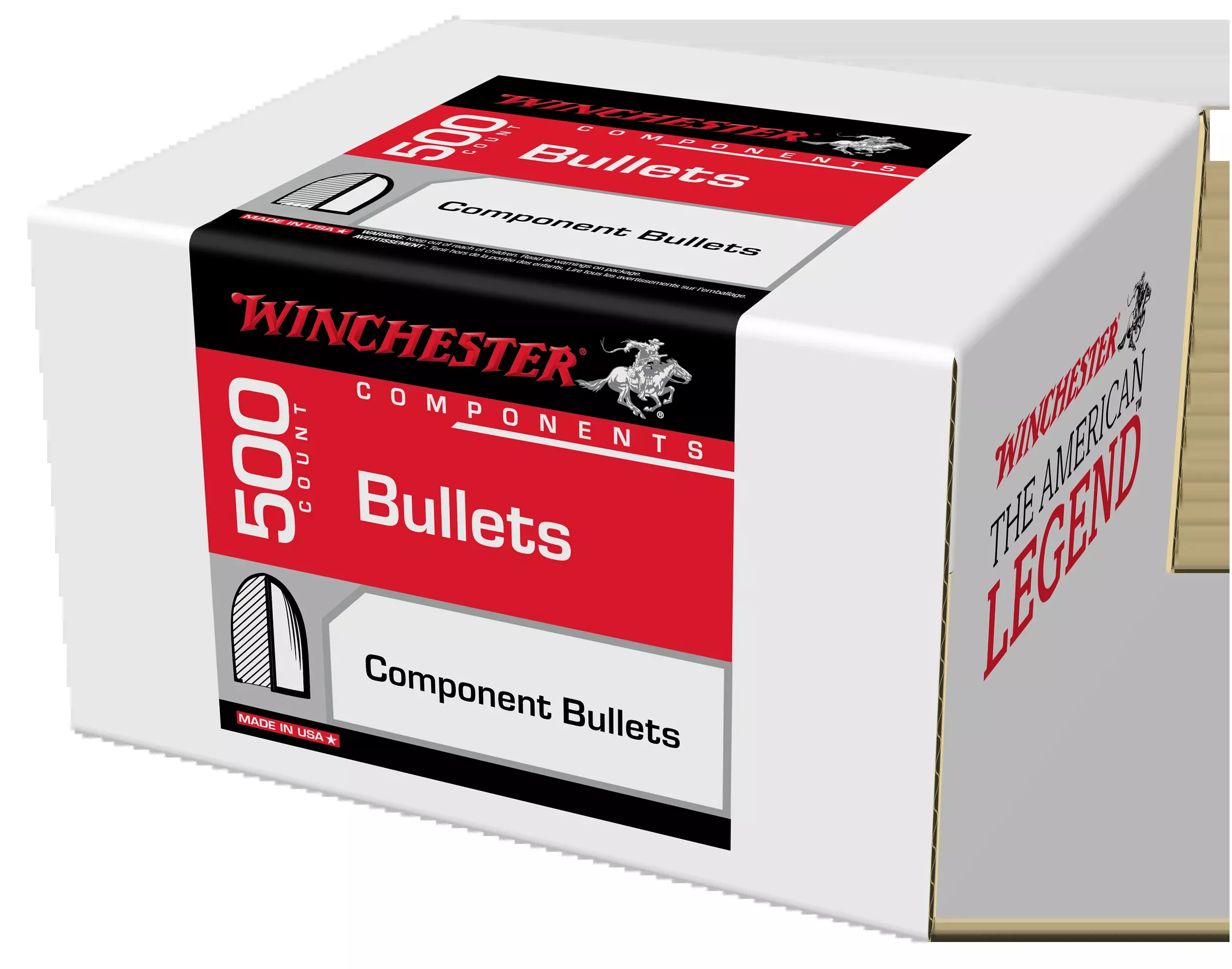 Winchester Ammo Centerfire Rifle, Win Wb762147dBul 7.62 147 Fmjbt500/4