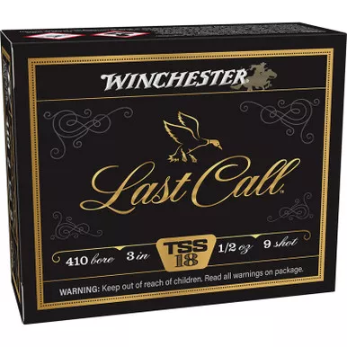 Winchester Ammo LCTSS4139 Last Call 410Gauge 3″ 1/2oz Tungsten 9Shot 10 Per Box/10 Case