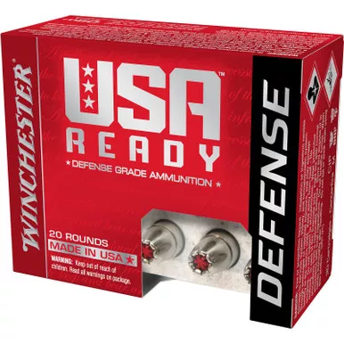 Winchester Ammo RED45HP USA Ready 45ACP 200gr Hex Vent Hollow Point 20 Per Box/10 Case