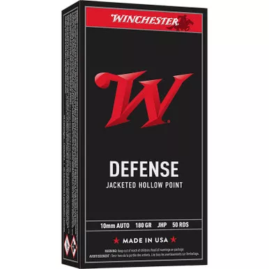 Winchester Ammo USA10JHP USA 10mm 147gr Jacketed Hollow Point 50 Per Box/10 Case