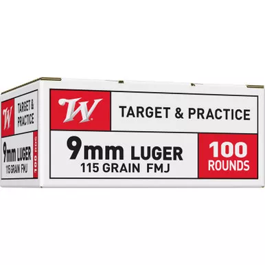 Winchester Ammo USA9MMVP USA Value Pack 9mmLuger 115gr Full Metal Jacket 100 Per Box/10 Case