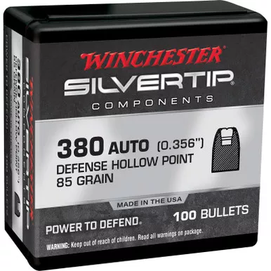 Winchester Ammo WB380ST85X Silvertip 380ACP 85gr 100 Per Box/10 Case