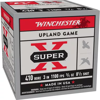 Winchester Ammo X413H85 Super X Heavy Game Load High Brass 410Gauge 3″ 3/4oz 8.5Shot 25 Per Box/10 Case