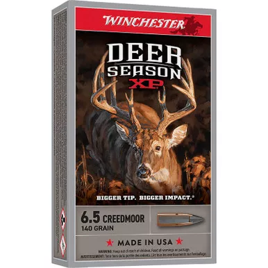 Winchester Ammo X65DS2 Deer Season XP 6.5Creedmoor 140gr 20 Per Box/10 Case