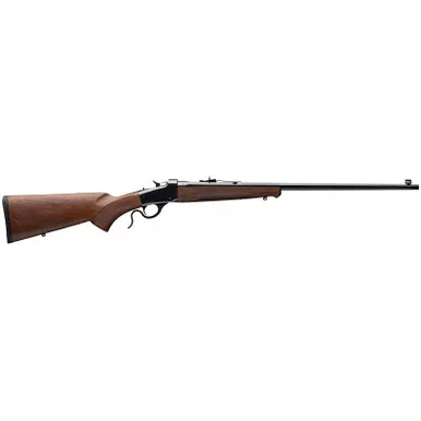 Winchester Guns 524100102 Model 1885 Low Wall Hunter 22 LR 1rd 24" Octagon Barrel Brushed Polish Blued Rec Satin Walnut Fixed Pistol Grip Stock Right Hand (Full Size)