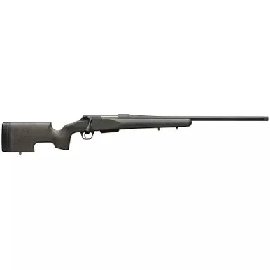 Winchester Guns 535732299 XPR SR 6.8 Western Caliber with 3+1 Capacity, 24″ Threaded Barrel, Black Perma-Cote Metal Finish & Black Webbed Green Grayboe Renegade Long Range Stock Right Hand (Full Size)
