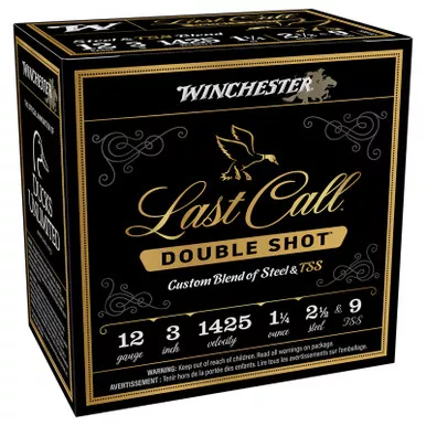 Winchester Last Call Double Shot 12 Gauge 3" Steel 2 1/2 25 Round