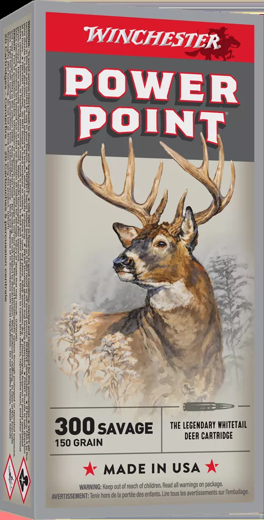 Winchester Power-Point 300 Savage 150 Gr. Power Point 20/Box