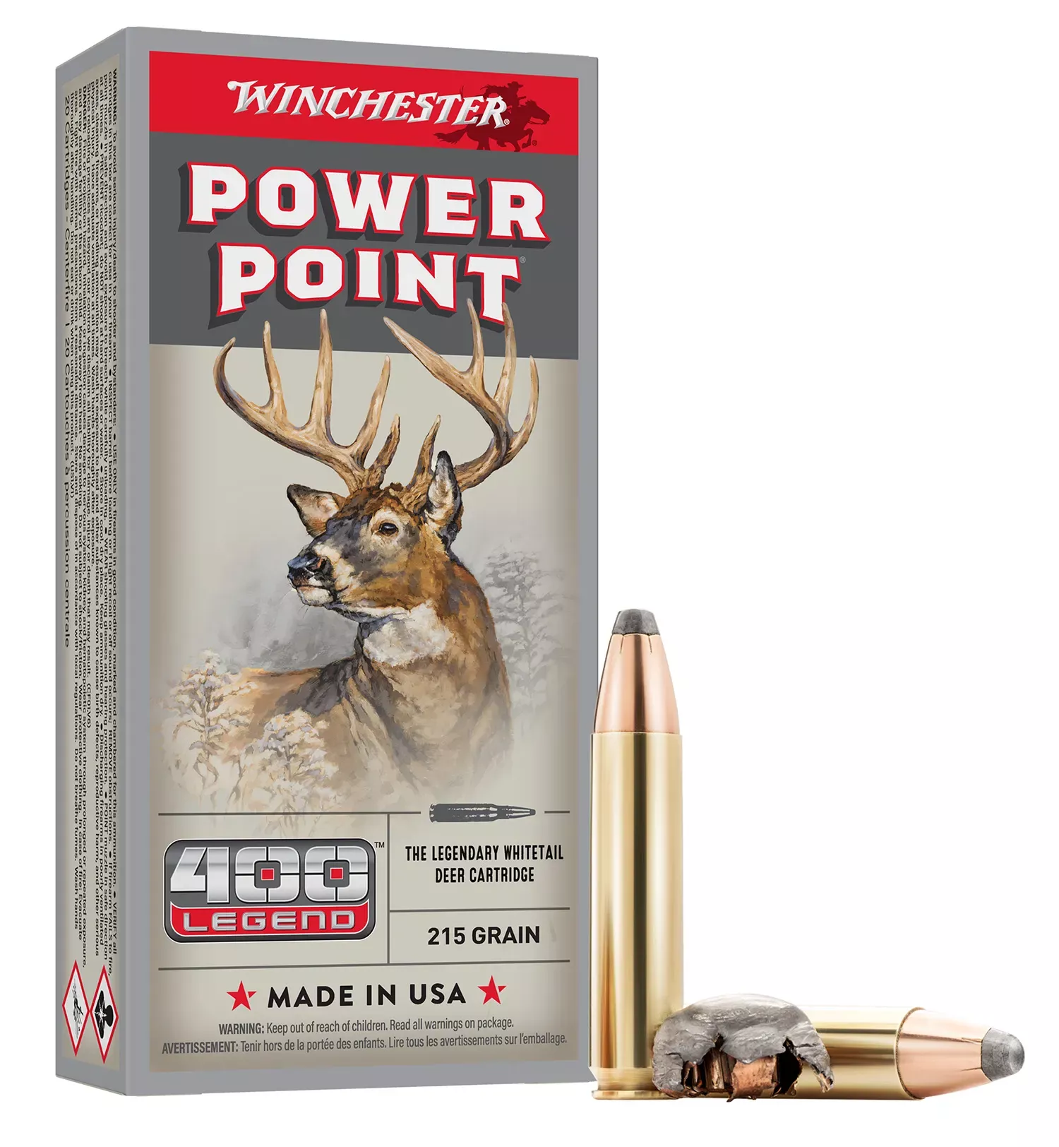 Winchester Power-Point 400 Legend 215 Gr. 20/Box