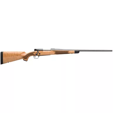 Winchester Repeating Arms 535218220 Model 70 Super Grade 308 Win Caliber with 5+1 Capacity, 22" Barrel, High Polished Blued Metal Finish & Gloss AAA Maple Stock Right Hand (Full Size)