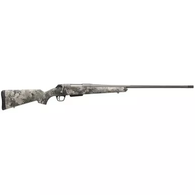Winchester Repeating Arms 535800233 XPR Extreme 300 Win Mag 3+1 26″ Tungsten Cerakote Fluted Threaded Barrel & Drilled & Tapped Steel Receiver, Fixed TrueTimber VSX Synthetic Stock