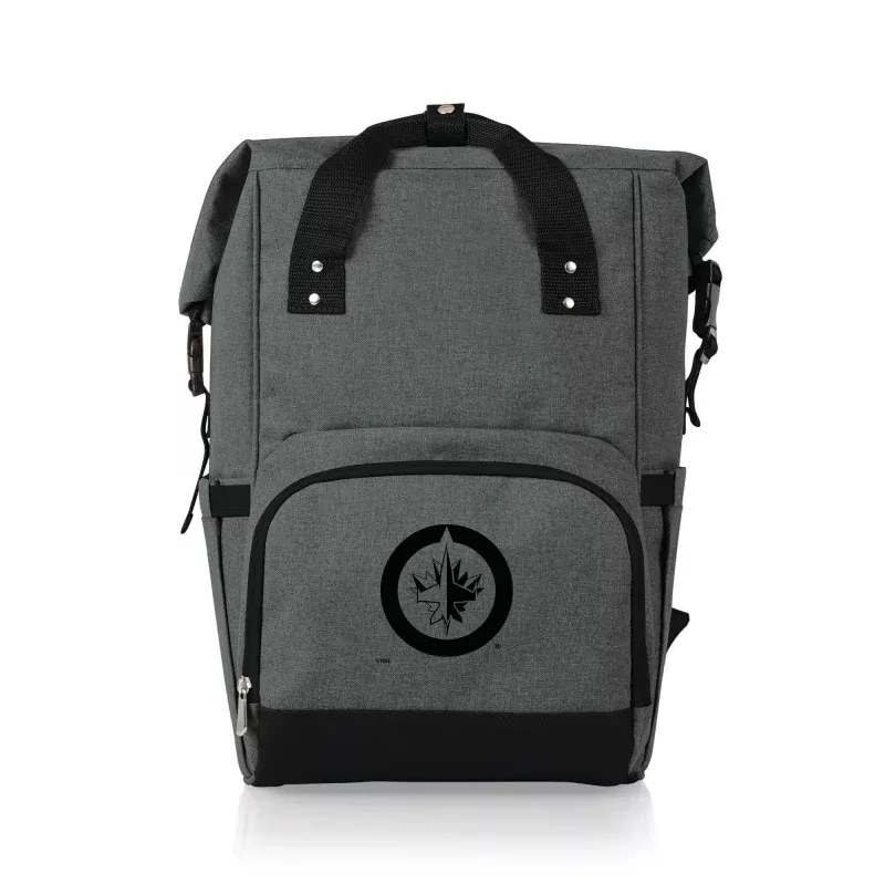 Winnipeg Jets – On The Go Roll-Top Backpack Cooler