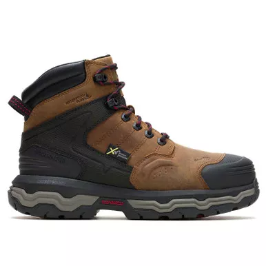 WOLVERINE Men's Alpha 6in Wolverine Infinity System Met-Guard Dark Tan Work Boot (W261058)