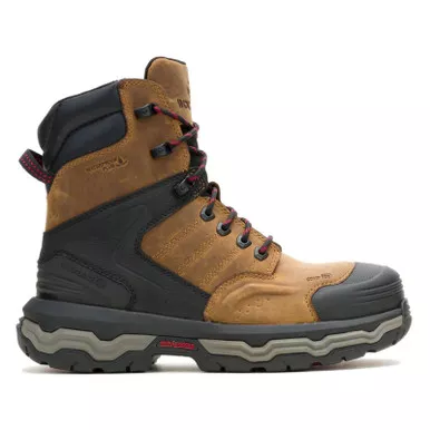 WOLVERINE Men's Alpha Infinity System 8in Composite Toe Dark Tan Work Boots (W251105)