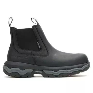 WOLVERINE Men's Alpha Infinity System Romeo Composite Toe Slip-On Work Boots
