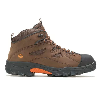 WOLVERINE Men’s Hudson Steel Toe Dark Brown/Black Work Boots (W02194)
