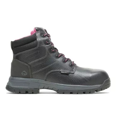 WOLVERINE Women’s Piper Waterproof Composite-Toe 6in Work Boots (W1018)
