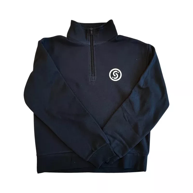 Women’s Courtside Quarter-Zip Black