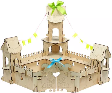 WOODBY Princess Palace 3D Wooden Puzzle (00808)