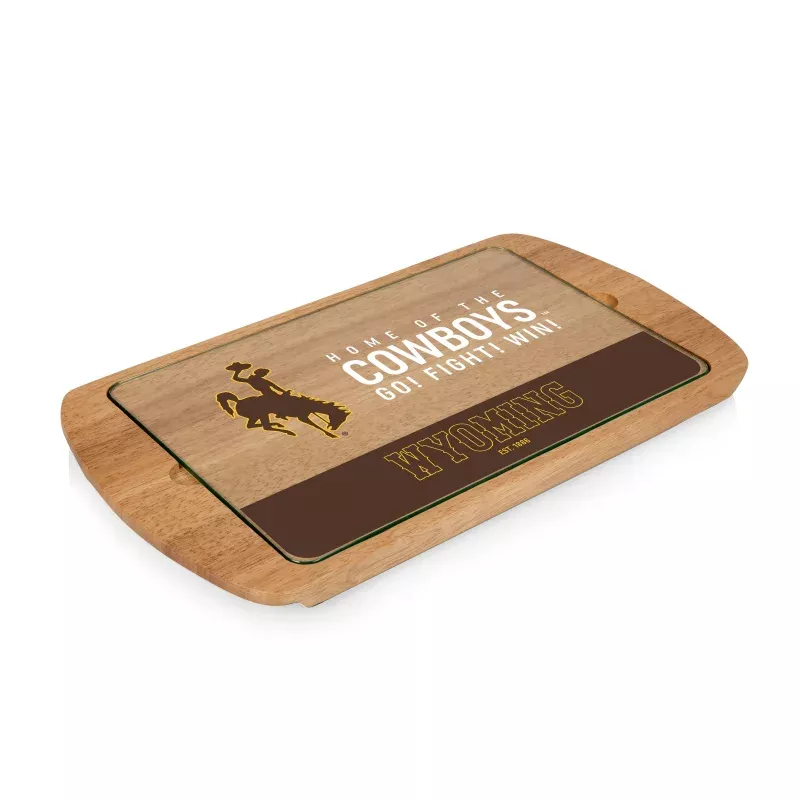Wyoming Cowboys – Billboard Glass Top Serving Tray