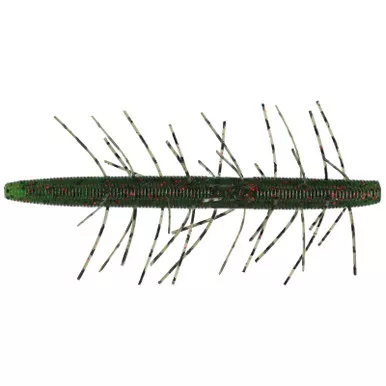 Yamamoto Fuzzy Senko 4" Watermelon Black & Red