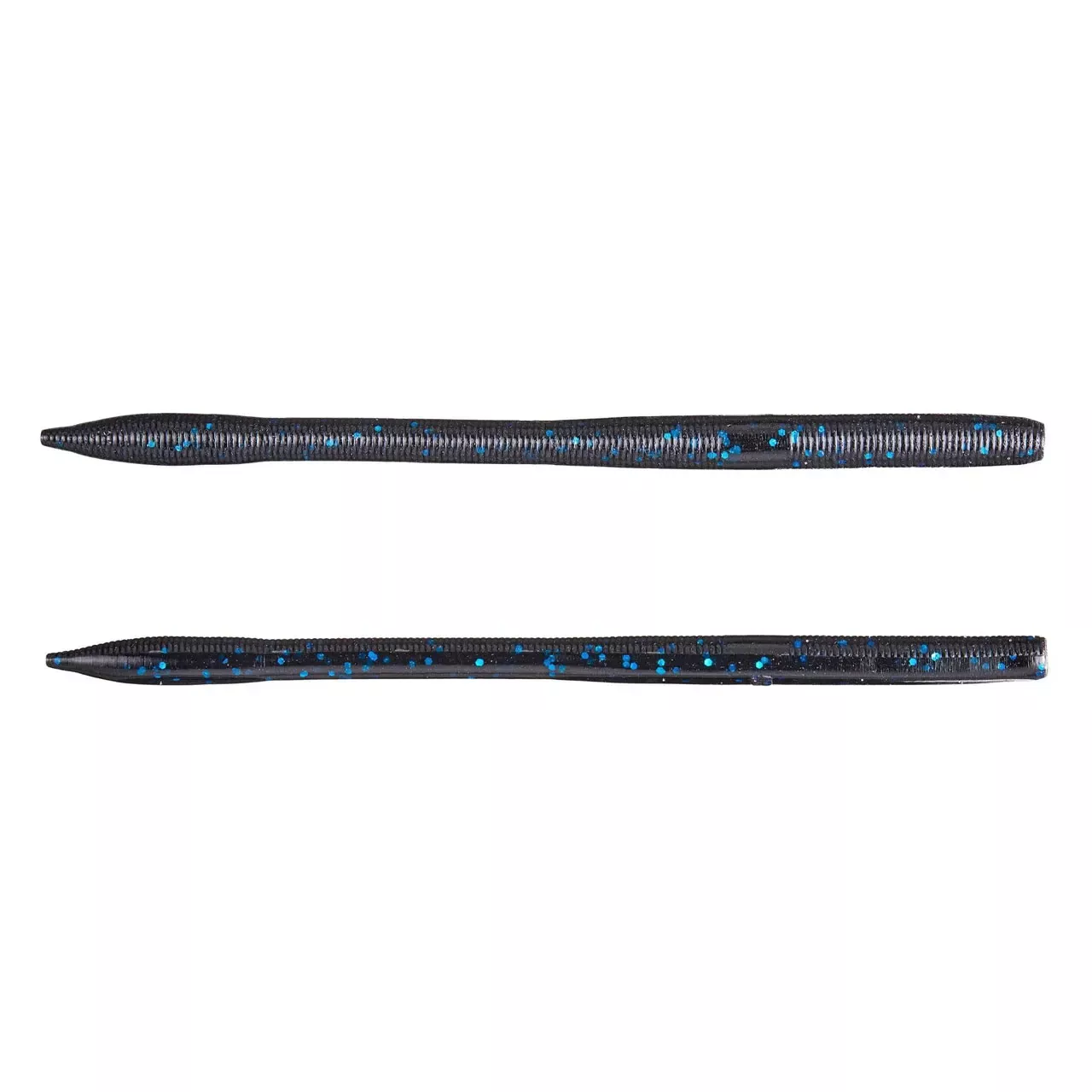 Yamamoto Sensei Straight Tail Worm – 6.5″ Black Blue Flake