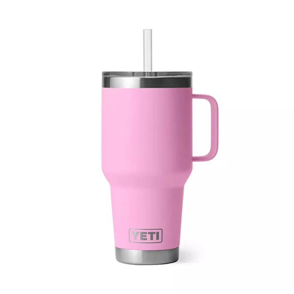 YETI Rambler 35 oz. Mug w/Straw - Power Pink
