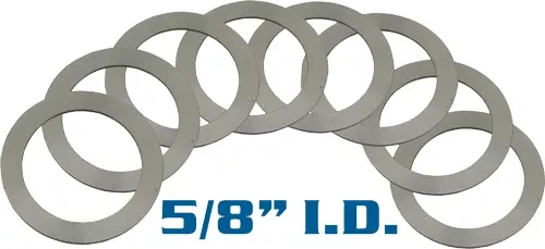 Yhm Barrel Shim Set 5/8″ I.d. – Set Of 6